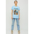 Футболка Oversize / air print /