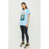 Футболка Oversize / air print /