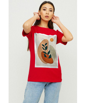 Футболка Boyfriend / air print /