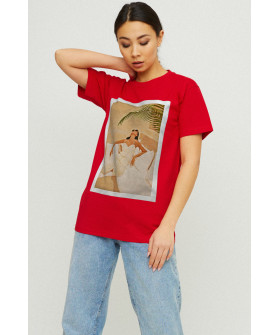 Футболка Boyfriend / air print /