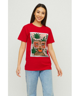 Футболка Boyfriend / air print /