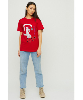 Футболка Boyfriend / air print /
