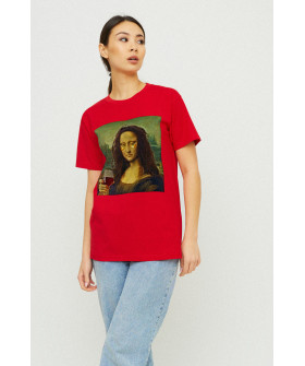 Футболка Boyfriend / air print /