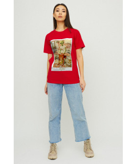 Футболка Boyfriend / air print /