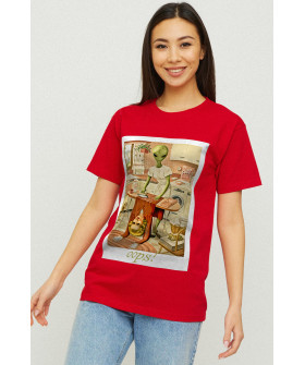 Футболка Boyfriend / air print /