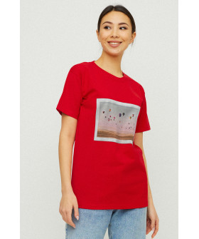Футболка Boyfriend / air print /