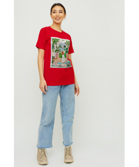 Футболка Boyfriend / air print /