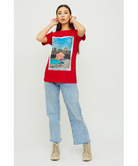 Футболка Boyfriend / air print /
