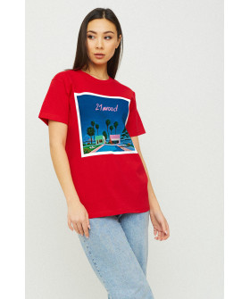 Футболка Boyfriend / air print /