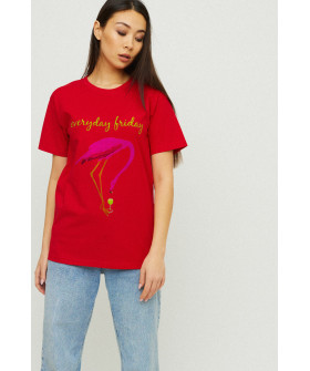 Футболка Boyfriend / air print /
