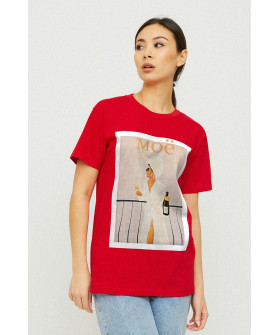 Футболка Boyfriend / air print /