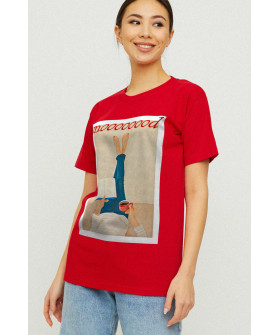 Футболка Boyfriend / air print /