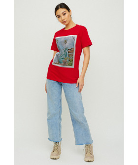 Футболка Boyfriend / air print /
