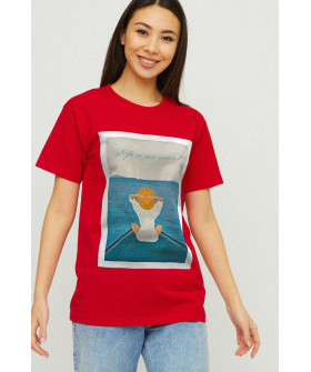 Футболка Boyfriend / air print /