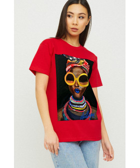 Футболка Boyfriend / air print /