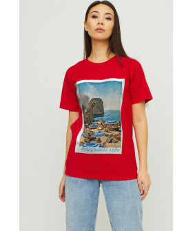 Футболка Boyfriend / air print /