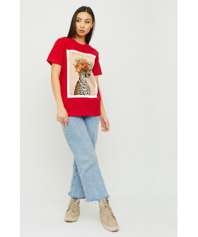 Футболка Boyfriend / air print /