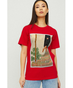 Футболка Boyfriend / air print /