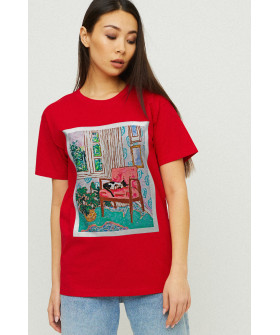 Футболка Boyfriend / air print /