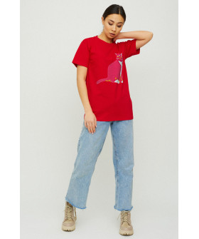 Футболка Boyfriend / air print /