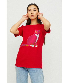 Футболка Boyfriend / air print /