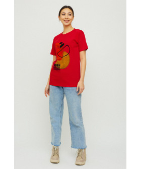 Футболка Boyfriend / air print /