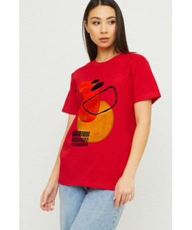Футболка Boyfriend / air print /