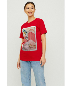 Футболка Boyfriend / air print /