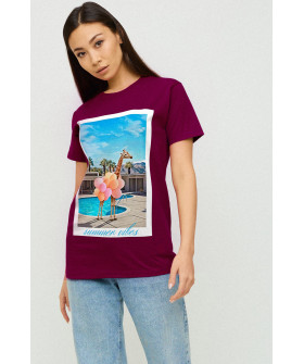 Футболка Boyfriend / air print /