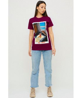 Футболка Boyfriend / air print /