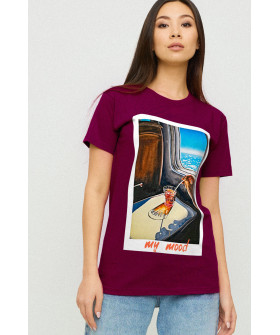 Футболка Boyfriend / air print /