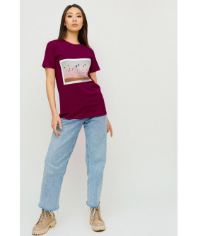 Футболка Boyfriend / air print /