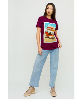 Футболка Boyfriend / air print /