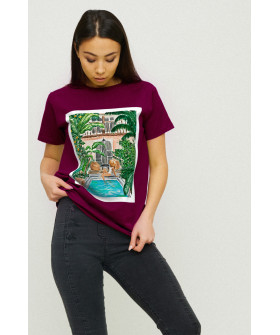 Футболка Boyfriend / air print /