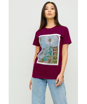 Футболка Boyfriend / air print /