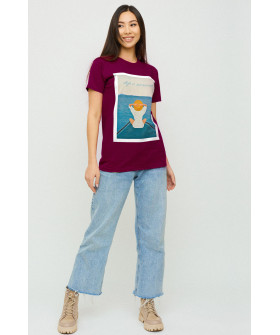 Футболка Boyfriend / air print /