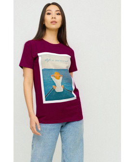 Футболка Boyfriend / air print /