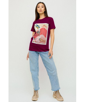 Футболка Boyfriend / air print /
