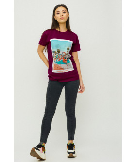 Футболка Boyfriend / air print /