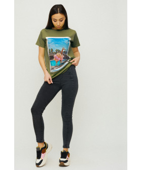 Футболка Boyfriend / air print /