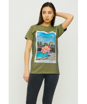 Футболка Boyfriend / air print /