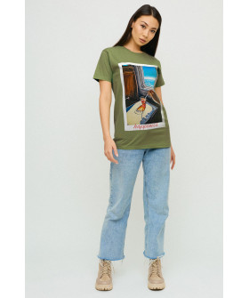 Футболка Boyfriend / air print /