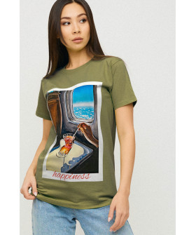Футболка Boyfriend / air print /