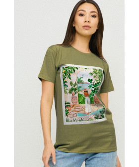 Футболка Boyfriend / air print /