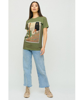 Футболка Boyfriend / air print /