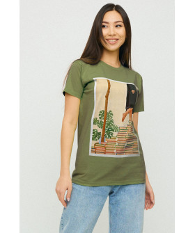 Футболка Boyfriend / air print /