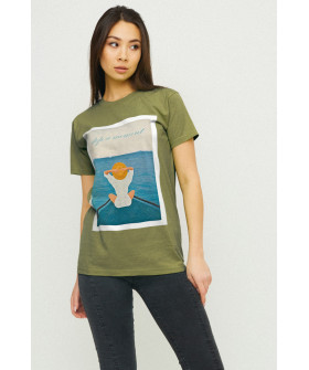 Футболка Boyfriend / air print /