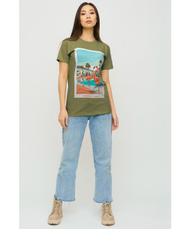 Футболка Boyfriend / air print /