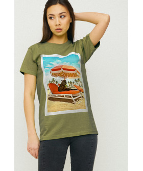 Футболка Boyfriend / air print /