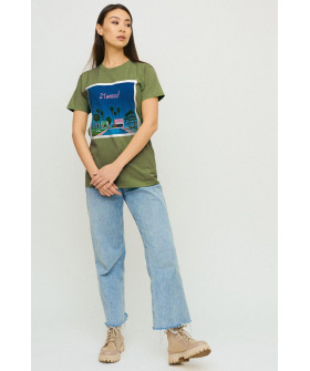 Футболка Boyfriend / air print /
